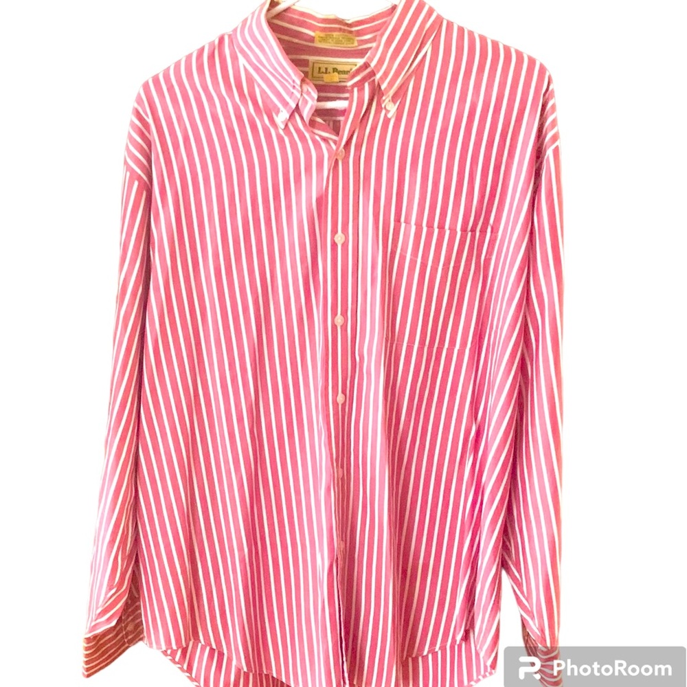 Men’s L. L. Bean Button Down 100% Cotton 17//34